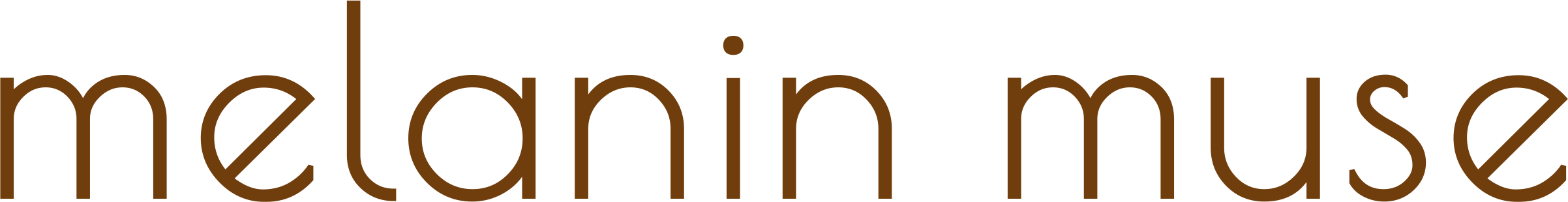 melanin muse text logo