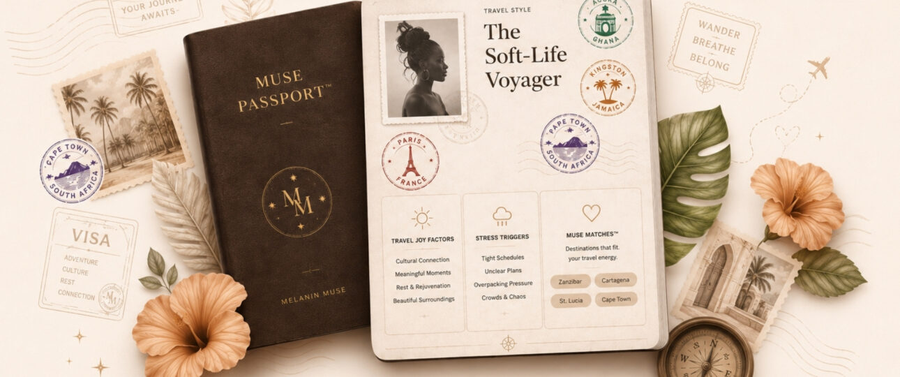 illustrated graphic of a sample muse passport result for "The Soft-Life Voyager"